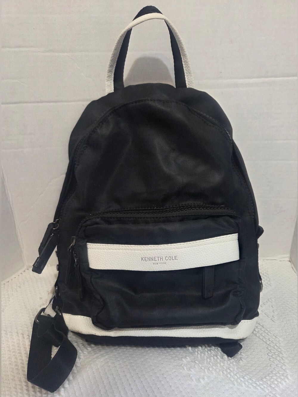 Kenneth Cole Monochrome Unisex Backpack 12"x14"